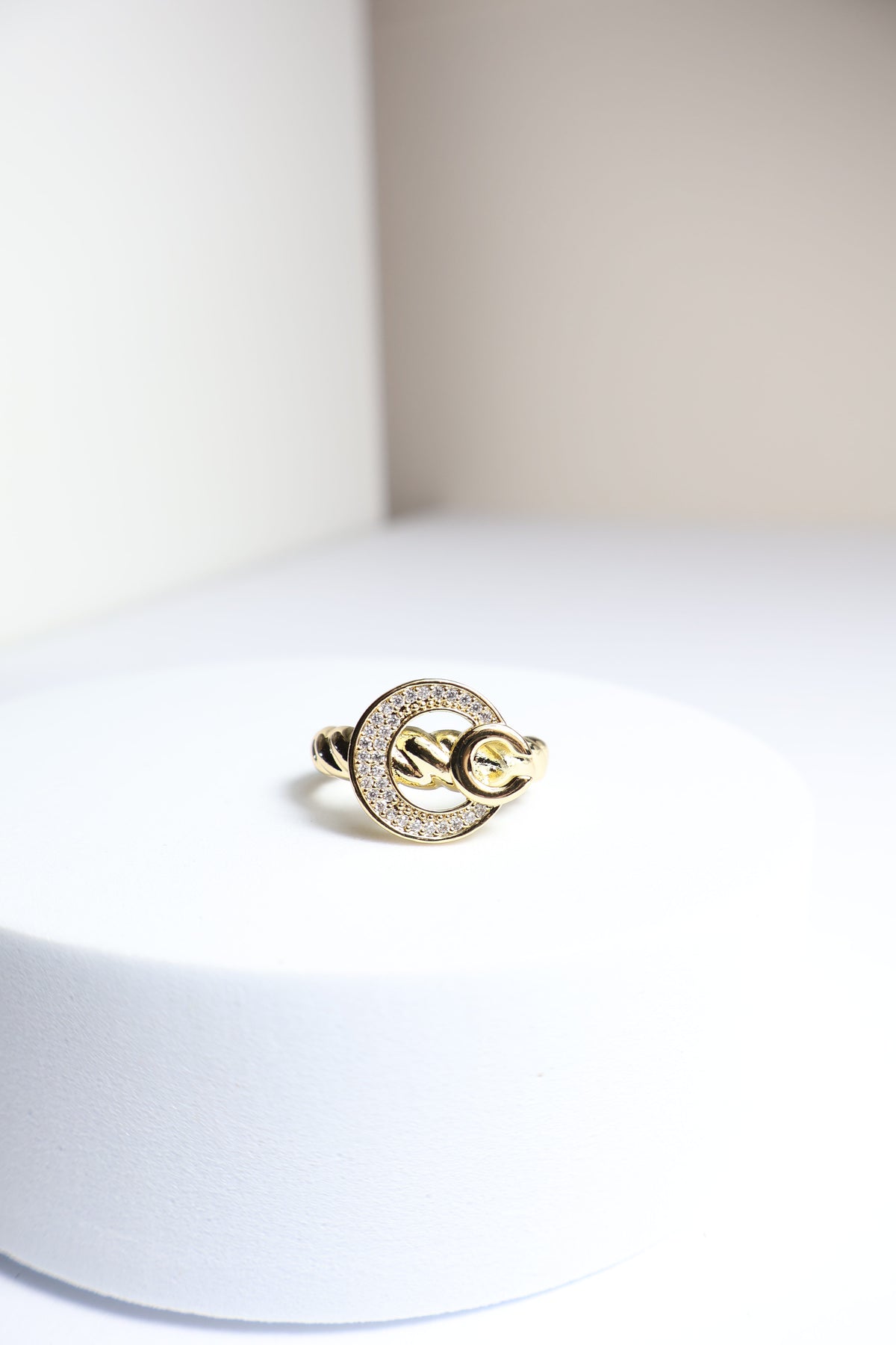 Golden Halo Ring
